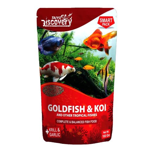 Taiyo pluss discovery Goldfish and Koi Premium fish food 100 g / 1.2 mm