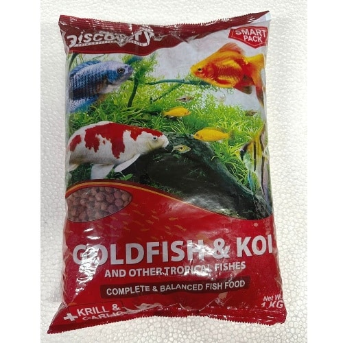 Taiyo pluss discovery Goldfish and Koi Premium fish food 1 Kg/5 mm
