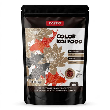 Taiyo Color Koi Floating Food 3.5mm 1kg - Premium Color Enhancer & Growth Diet