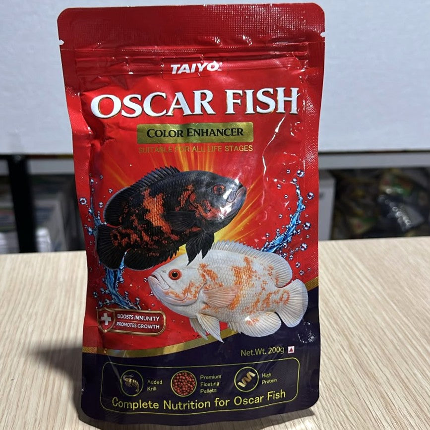 Taiyo Oscar Fish Color Enhancer 200 grams - Premium Floating Pellets