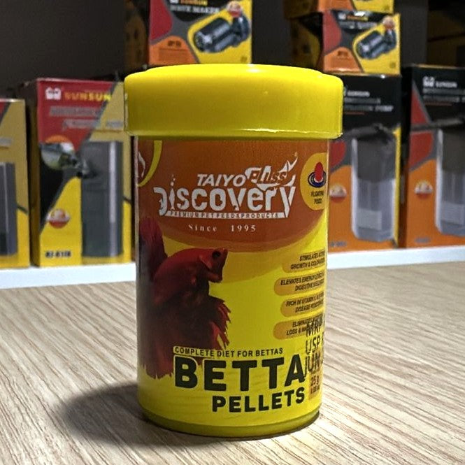 Taiyo Pluss Discovery Betta Pellets (25g) – Premium Floating Diet