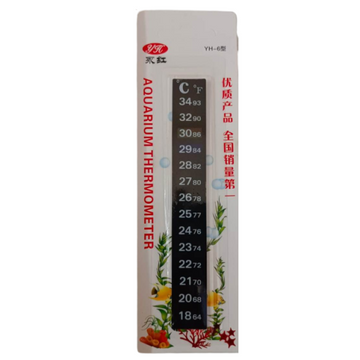 The Water Aquarium Thermometer Sticker