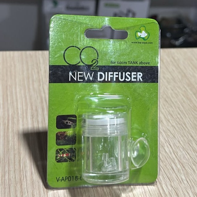Top Aqua CO2 Diffuser V-AP018-L (24mm) with Built-In Bubble Counter