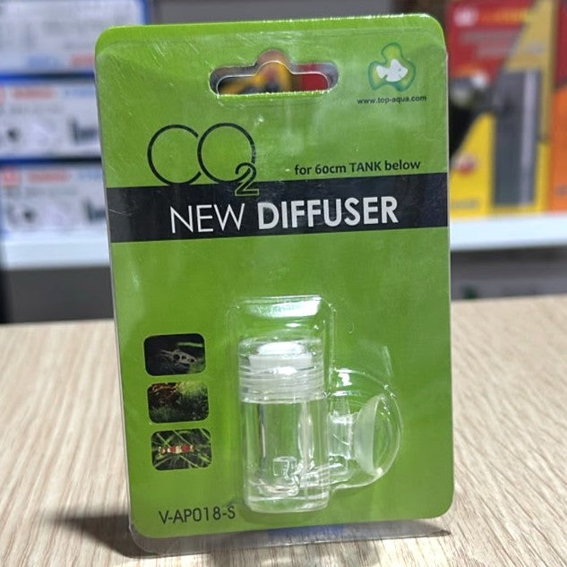 Top Aqua CO2 Diffuser V-AP018-S (12mm) with Built-In Bubble Counter