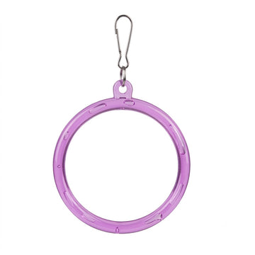 Translucent Bird Swing Ring with Metal Clip (10cm)
