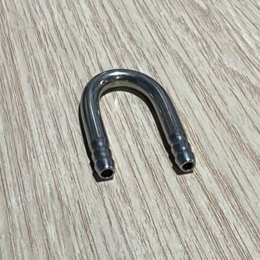 Stainless Steel U-Bend Connector for Aquarium CO2 & Airline Tubing
