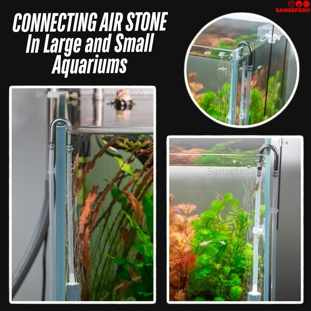 Stainless Steel U-Bend Connector for Aquarium CO2 & Airline Tubing