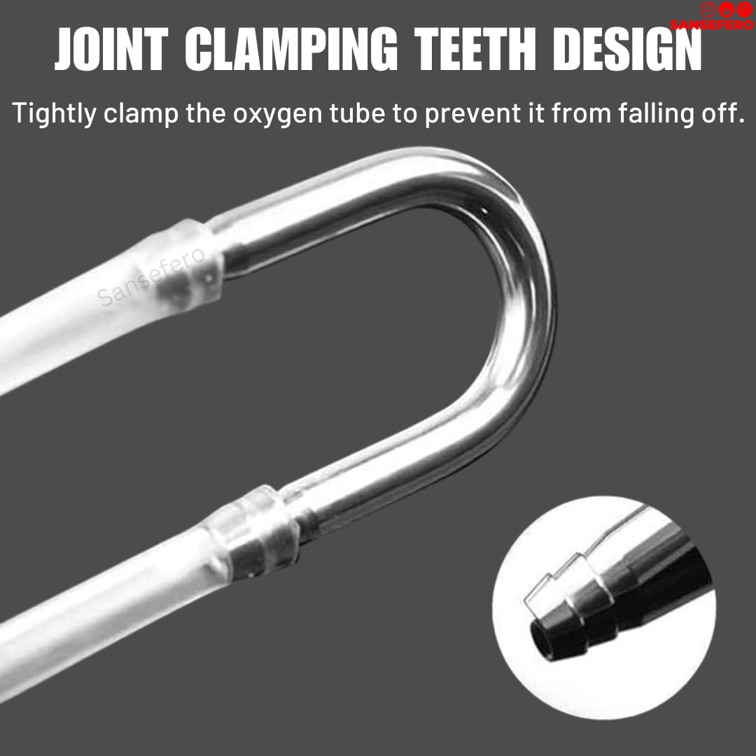 Stainless Steel U-Bend Connector for Aquarium CO2 & Airline Tubing