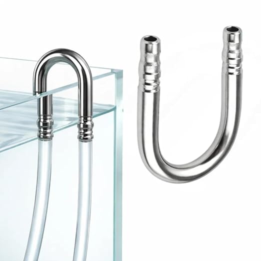 Stainless Steel U-Bend Connector for Aquarium CO2 & Airline Tubing