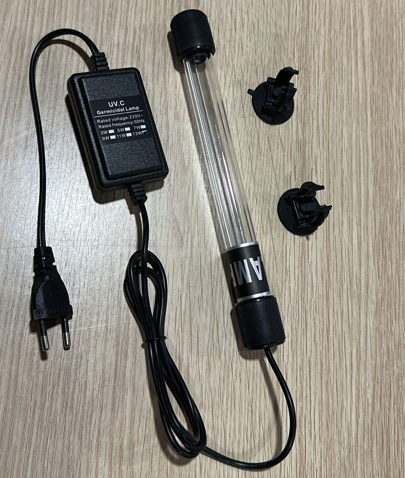 UV-C Germicidal Lamp (13W) Submersible for Aquariums