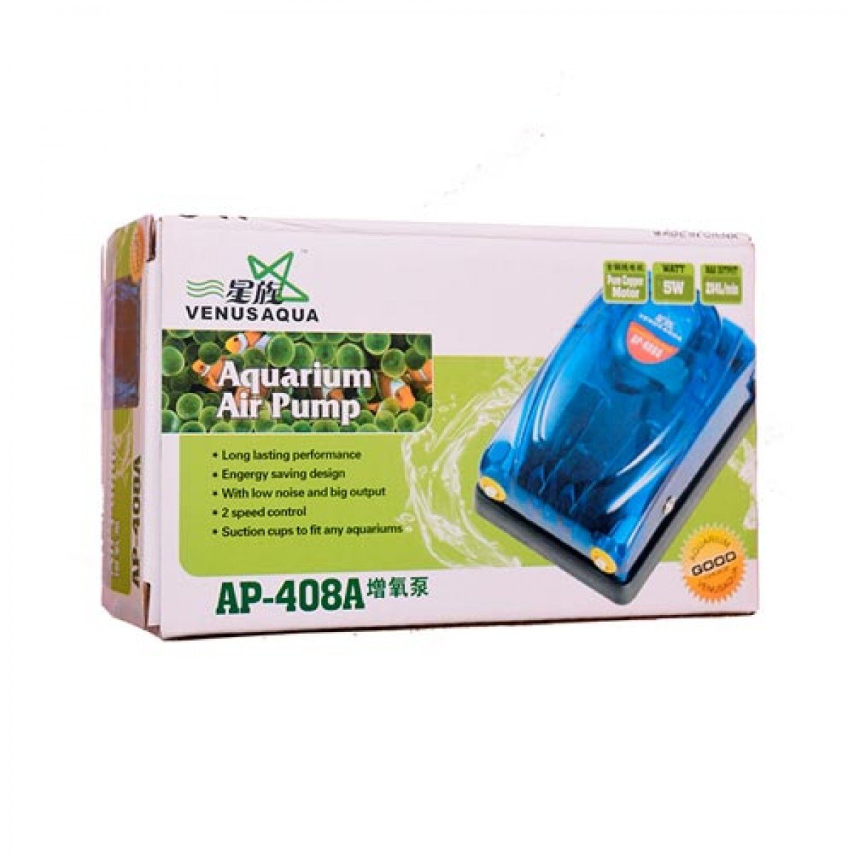 Venus Aqua AP 408A AIR PUMP - 2