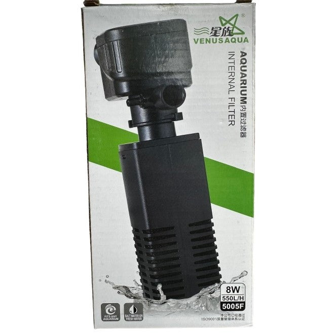 Venus Aqua 5005F Internal Aquarium Filter 8W