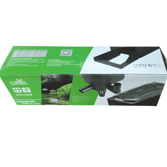 Venus Aqua 601T Aquarium Top Filter 1500 L/H 25 Watts