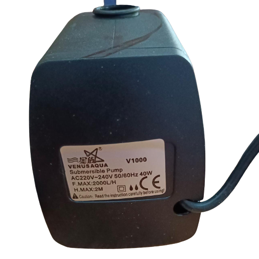 Venus Aqua V1000 Submersible pump 40 Watts - 5
