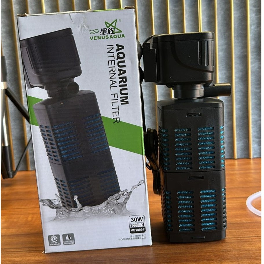 Venus Aqua VS1800F Aquarium Internal Filter (30W) – 2000L/H - 2