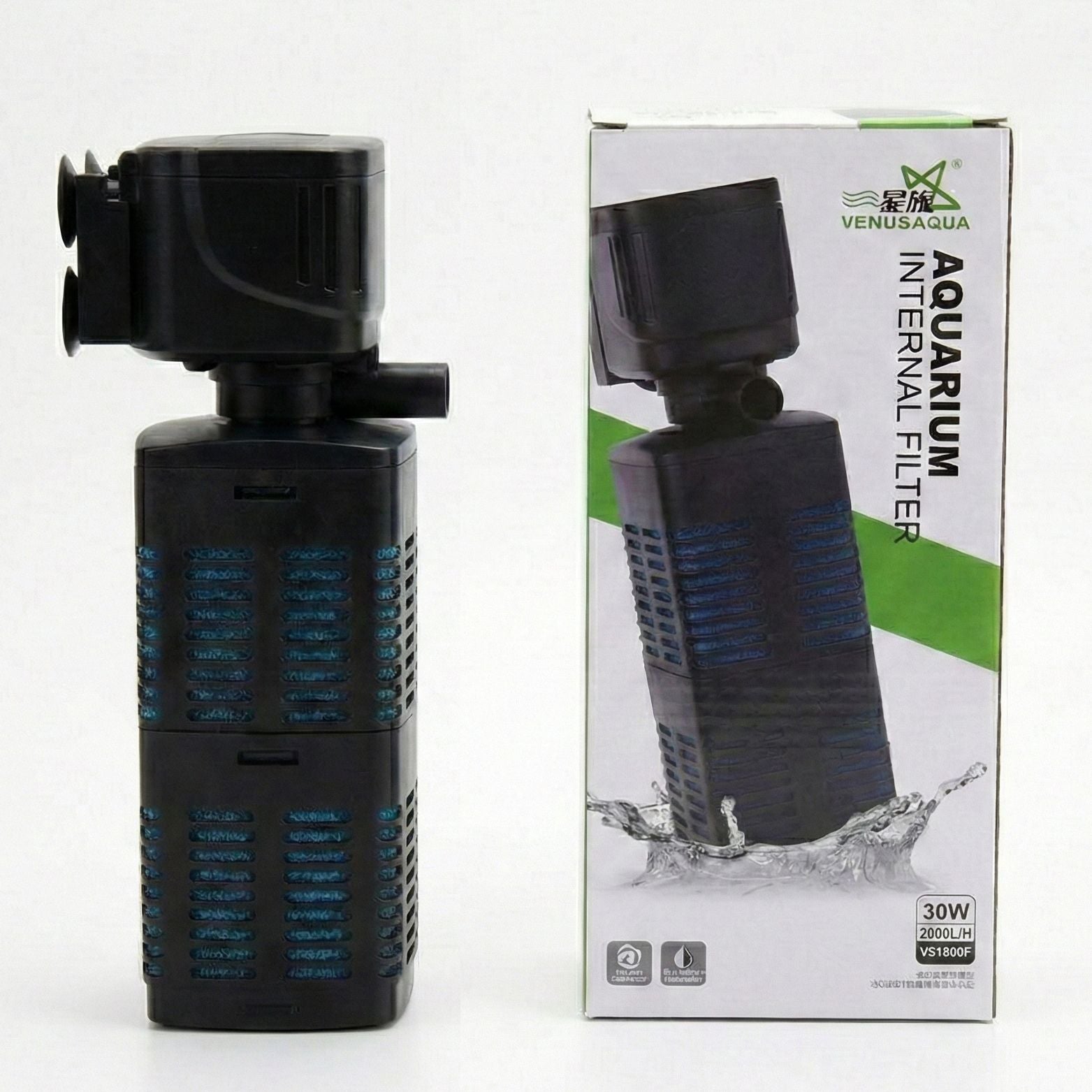 Venus Aqua VS1800F Aquarium Internal Filter (30W) – 2000L/H