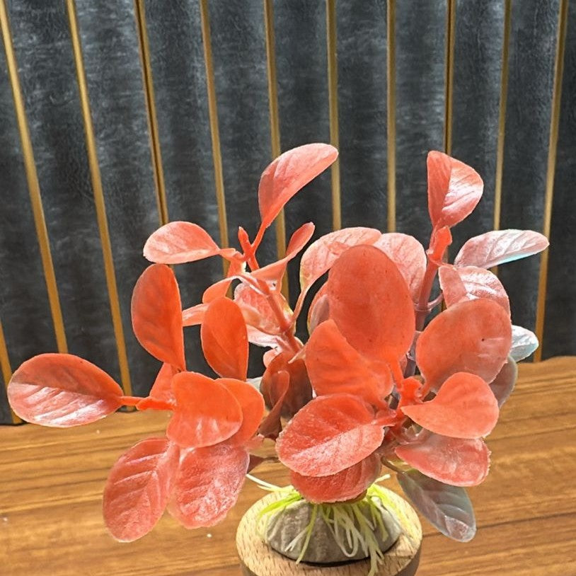 Vibrant Green Artificial Plastic Plant (4 Inch) Aquarium Decor – Model TY29-H - 2