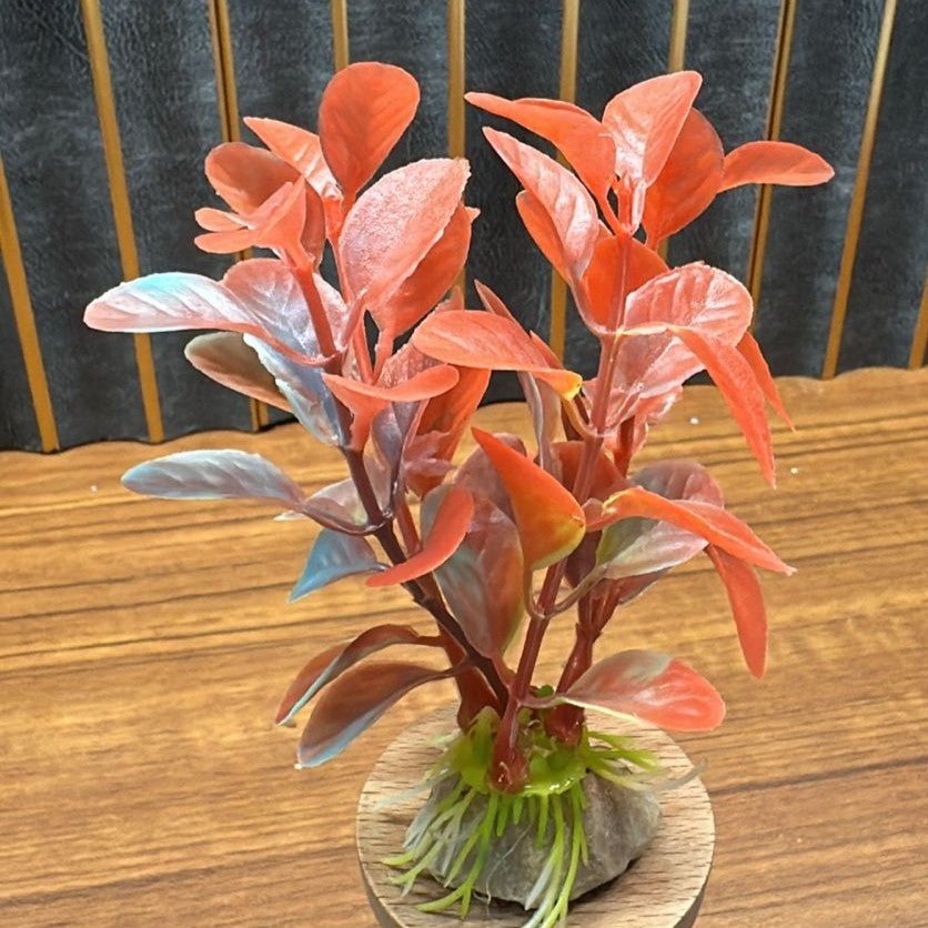 Vibrant Green Artificial Plastic Plant (4 Inch) Aquarium Decor – Model TY29-H