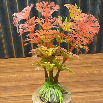 Vibrant Green Artificial Plastic Plant (4 Inch) Aquarium Decor – Model TY29-J - 2