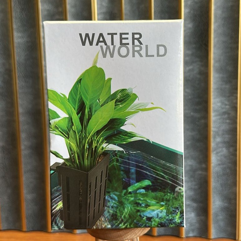 Water World Aquarium Plant Hanging Basket – Adjustable Holder - 2