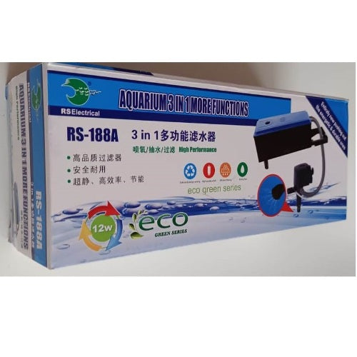 RS ELECTRICAL RS-188A 3 in 1 Top Filter for Aquarium - 4