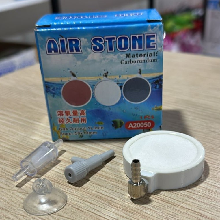 White Disc Air Stone ASW-20050 for Aquariums - 5 cm size
