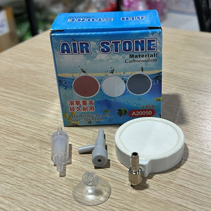 White Disc Air Stone ASW-20050 for Aquariums - 5 cm size