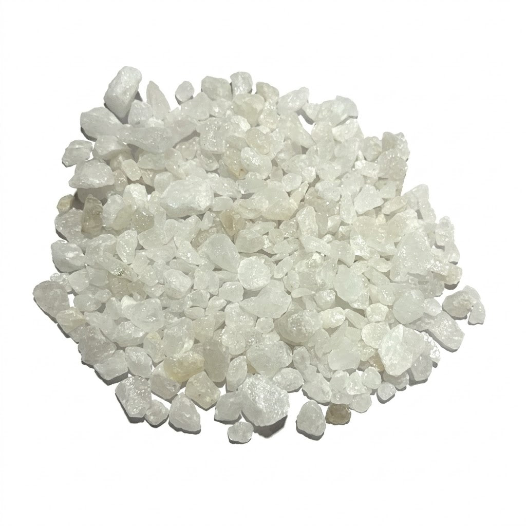 Premium White Stone Chips 4 to 8 mm size (1 Kg) for Aquarium Landscaping