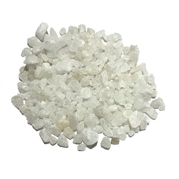 Premium White Stone Chips 4 to 8 mm size (1 Kg) for Aquarium Landscaping