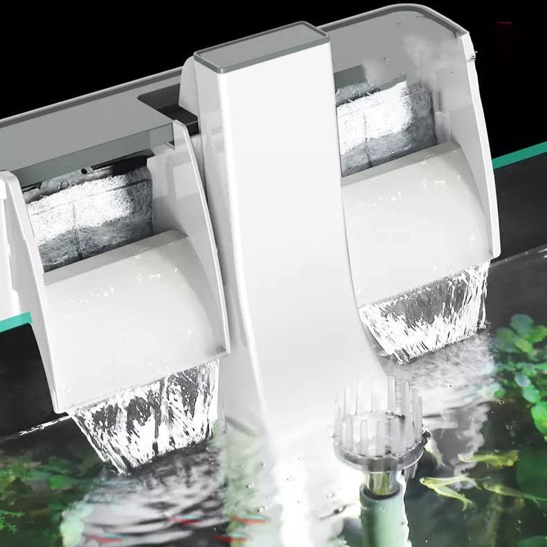 Xiaoli Sunsun XBA-500 Hang-On Filter (5W) – 500L/H Dual-Outlet External FilterSkimmer - 7