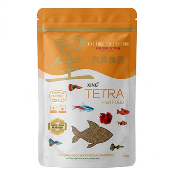 Xing Premium Tetra Fish Food (100g) – Color Enhancing Crumble