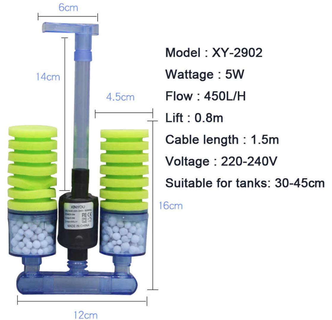 Xinyou XY2902 Aquarium Sponge filter - 3