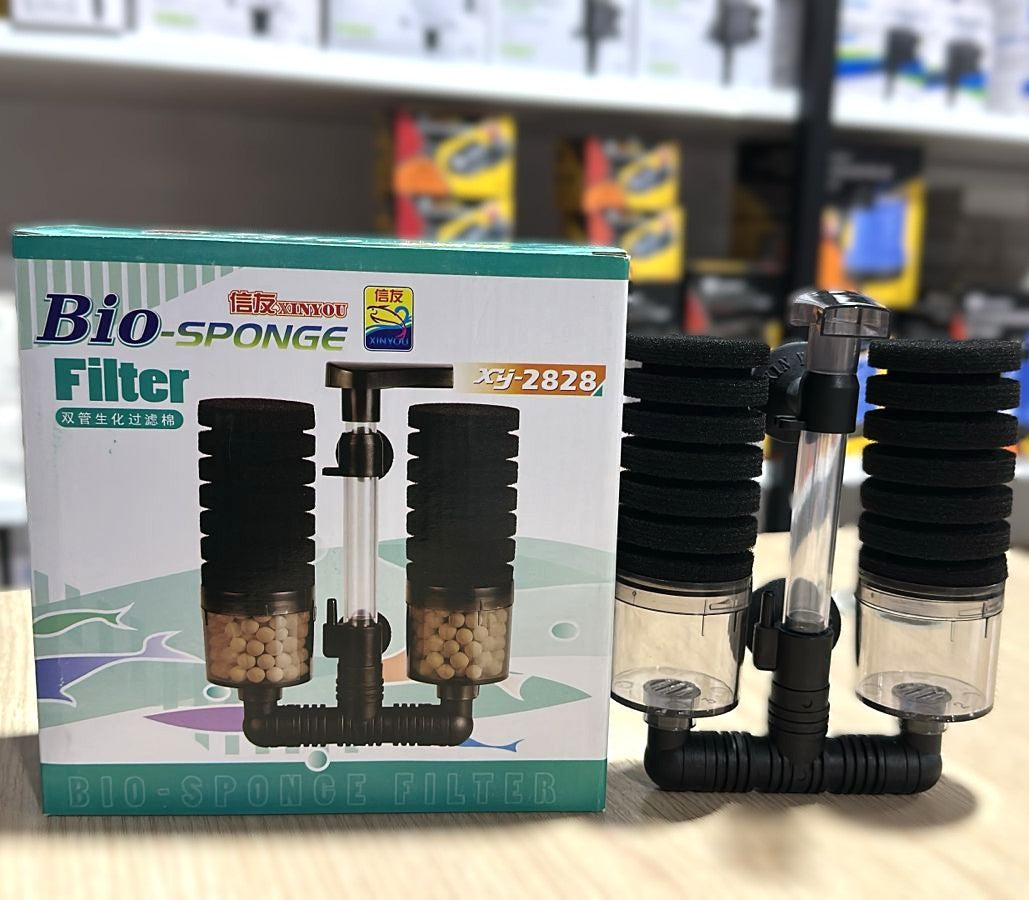 Xinyou XY-2828 Double Bio-Sponge Filter with Media Chambers