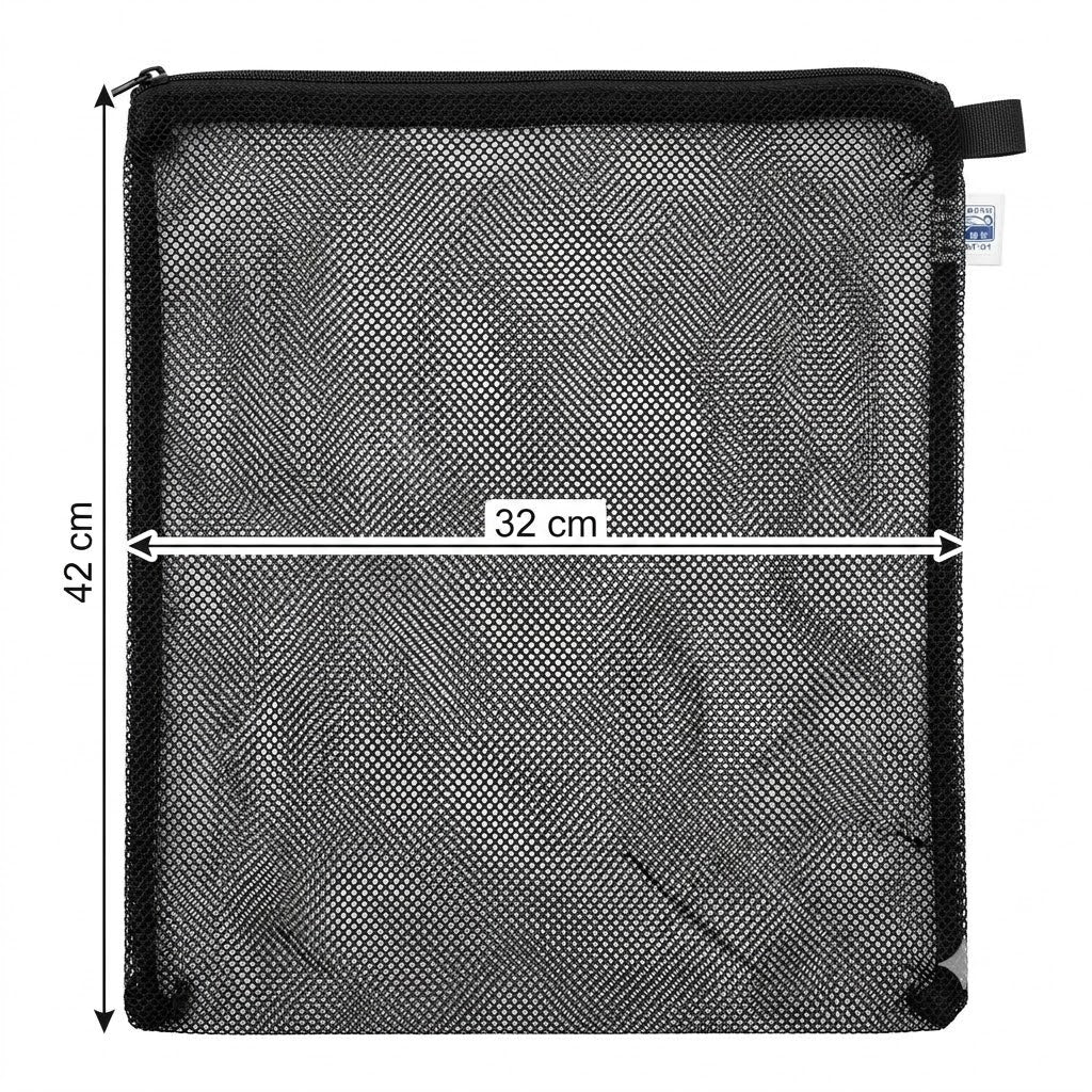 Xinyou XY-D1 Premium Large Filter Media Bag (42x32 cm) – Black Zipper Mesh