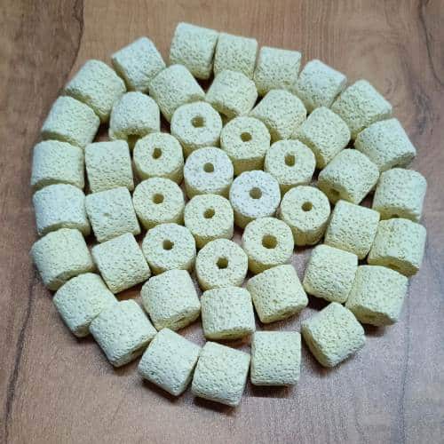Yellow Ceramic Ring Filter Media 500g for Aquarium - 4
