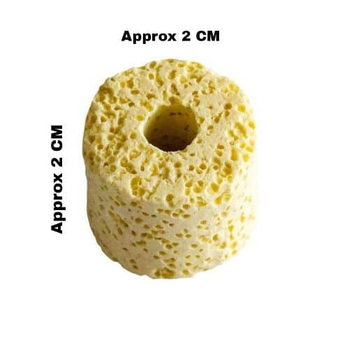 Yellow Ceramic Ring Filter Media 500g for Aquarium - 2