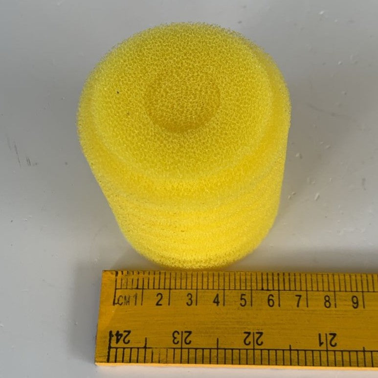 Yellow Replacement Bio-Sponge for Aquarium Filters (Cylindrical) - 4