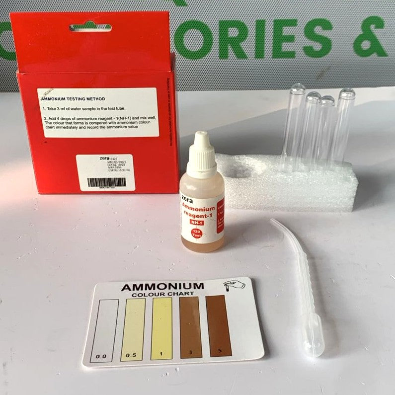Zera Ammonia Test Kit (120 Tests) - Essential Monitor for Toxic Ammonia - 3