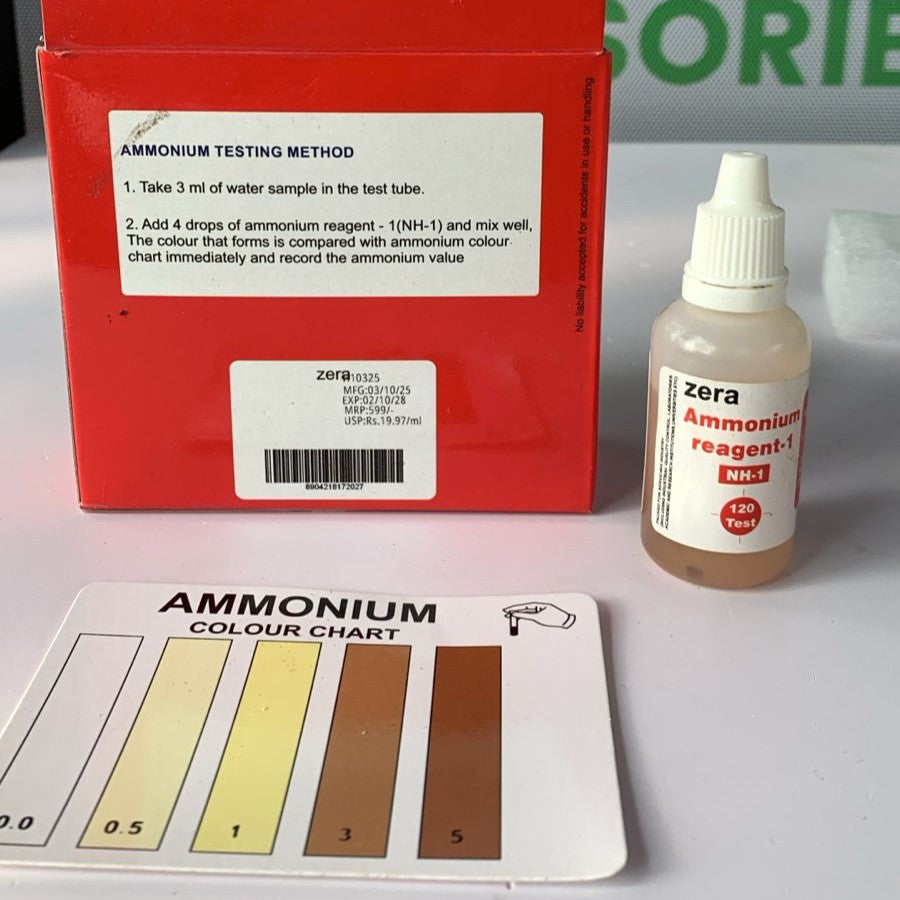 Zera Ammonia Test Kit (120 Tests) - Essential Monitor for Toxic Ammonia - 5