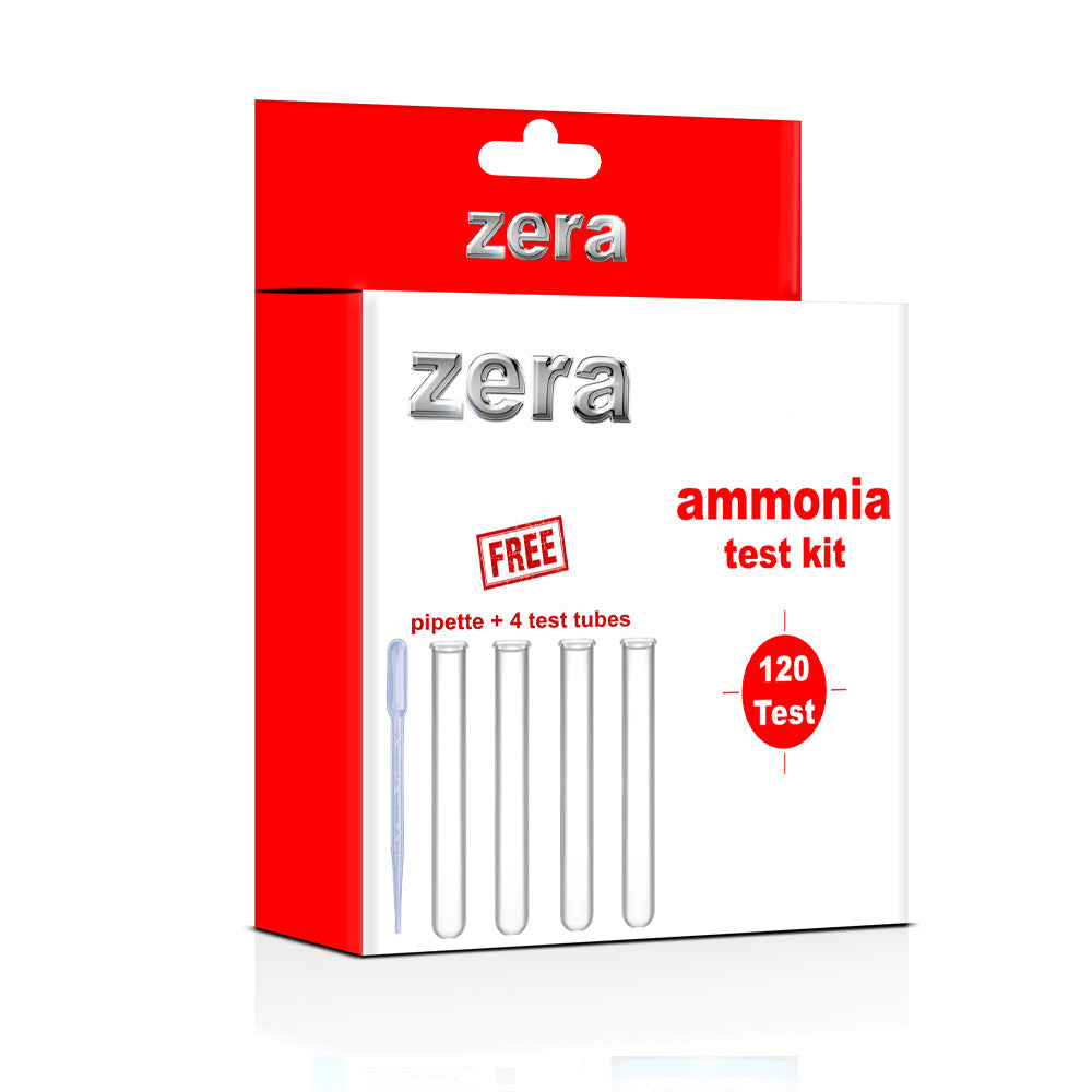 Zera Ammonia Test Kit (120 Tests) - Essential Monitor for Toxic Ammonia