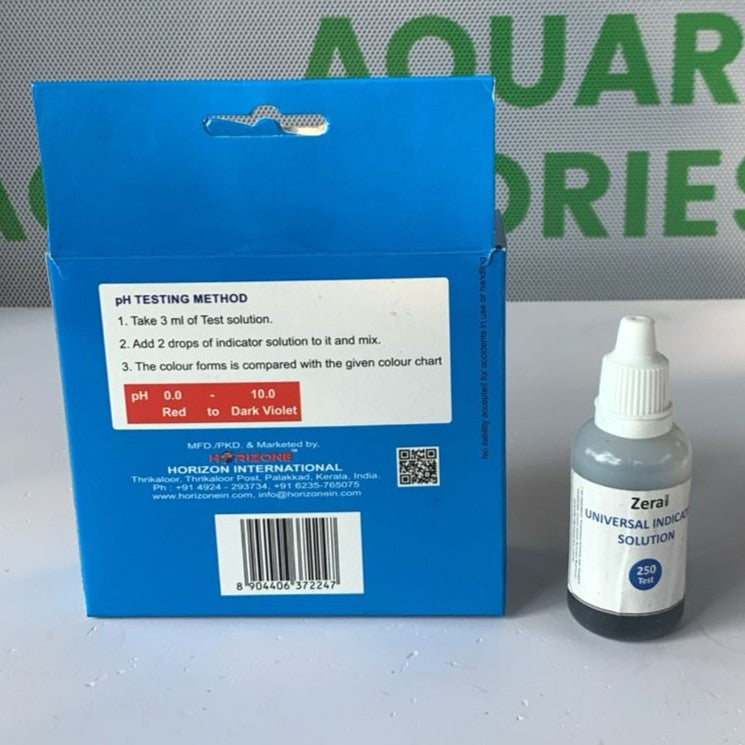 Zera pH Test Kit 250 Tests - Wide Range Aquarium Water Quality Monitor (pH 1-10) - 4