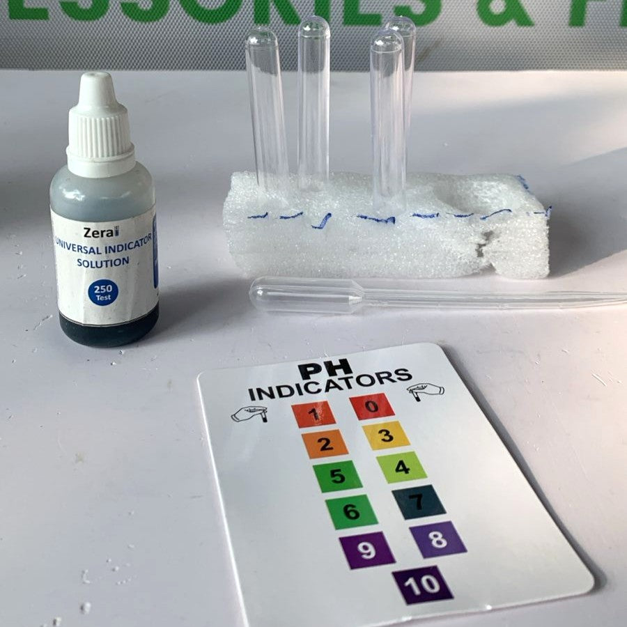 Zera pH Test Kit 250 Tests - Wide Range Aquarium Water Quality Monitor (pH 1-10) - 6