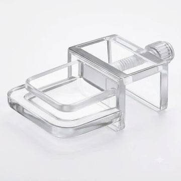 Aquarium Glass Holder Clip Adjustable ABS - Secures up to 21 mm Glass