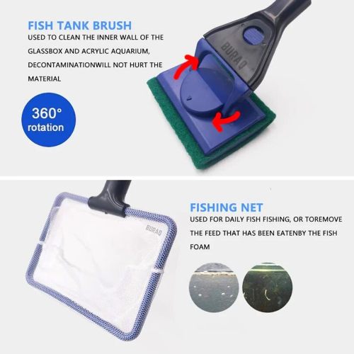 Nubios 5 in 1 Aquarium cleaning set | Extension Type - 4