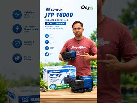 SUNSUN JTP 16000 Submersible Pump (140W, 16000 L/H)
