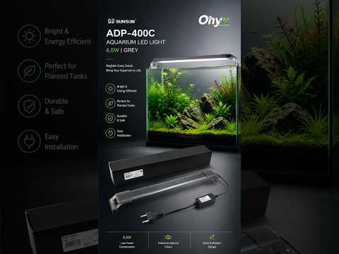 Sunsun ADP-400C Aquarium LED Light (6.5W, Grey)