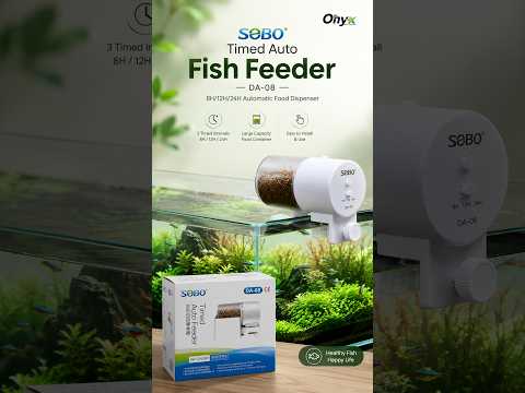 Sobo DA-08 Timed Auto Fish Feeder – 8H/12H/24H Automatic Food Dispenser