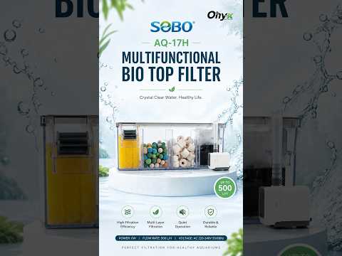 Sobo AQ-17H Multifunctional Bio Top Filter 6 Watts 500 L/H