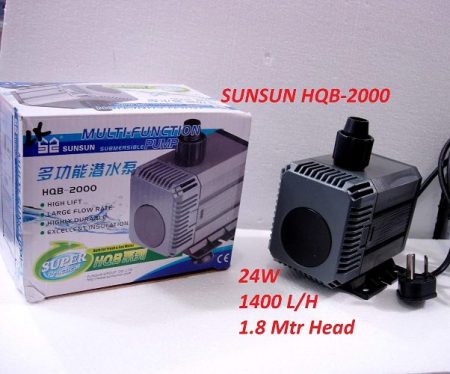 SUNSUN HQB-2000 Power Head Submersible Pump 24W 1400 L