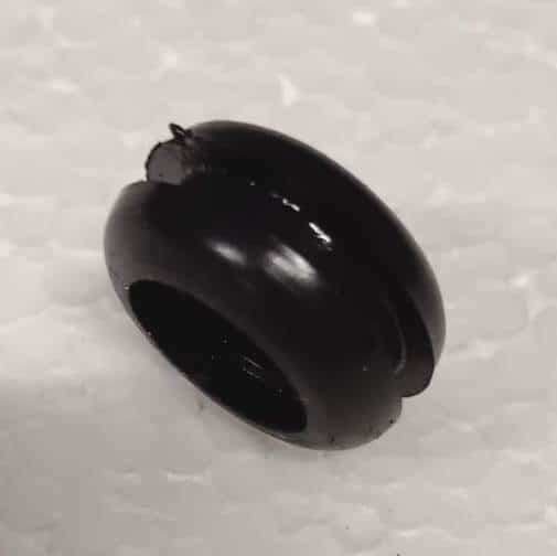 Rubber Grommet black 16 mm Size 1